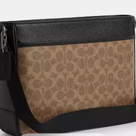 NWT Coach District Crossbody Bag In Signature Canvas - Picture 3 of 10